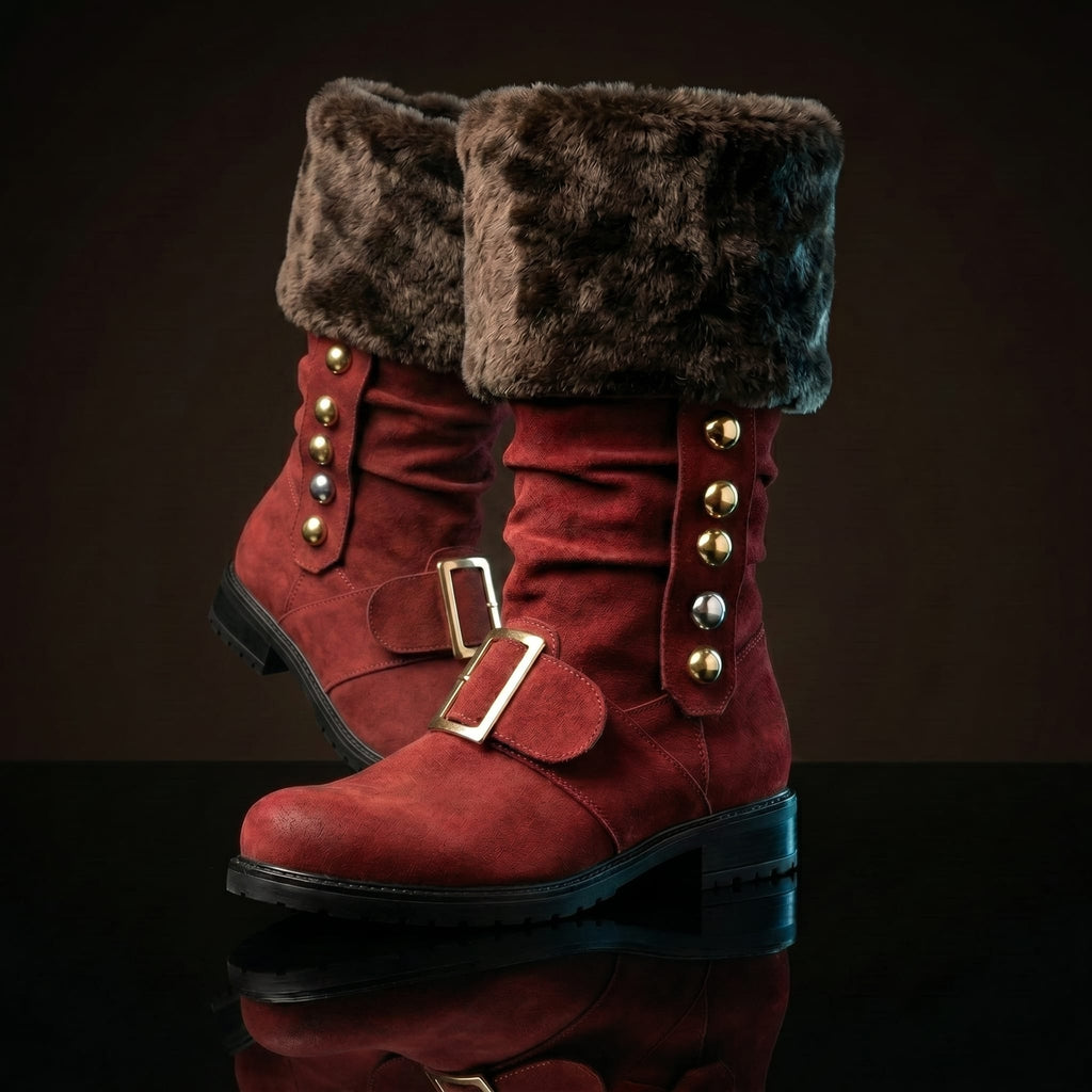 Customize Santa Claus Boots with Side Jingle Bells