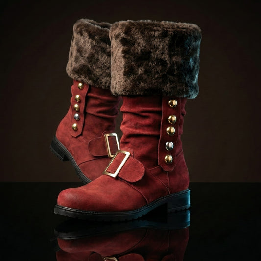 Customize Santa Claus Boots with Side Jingle Bells