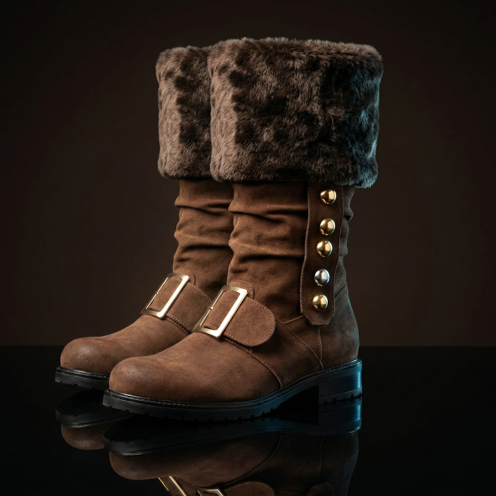 Customize Santa Claus Boots with Side Jingle Bells