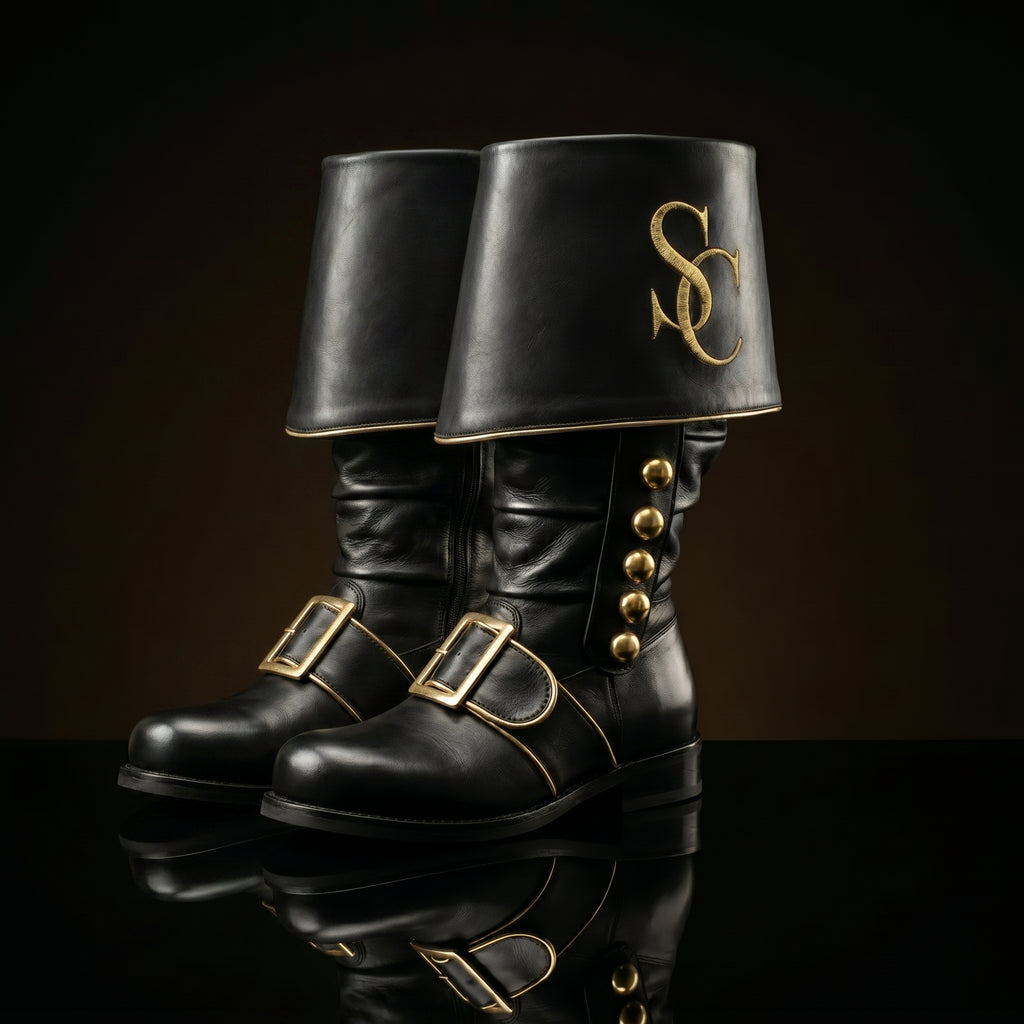 Customize Embroidery Santa Claus Boots