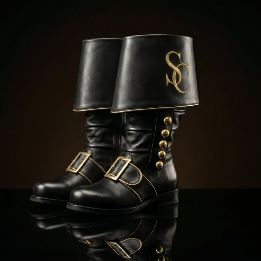 Customize Embroidery Santa Claus Boots