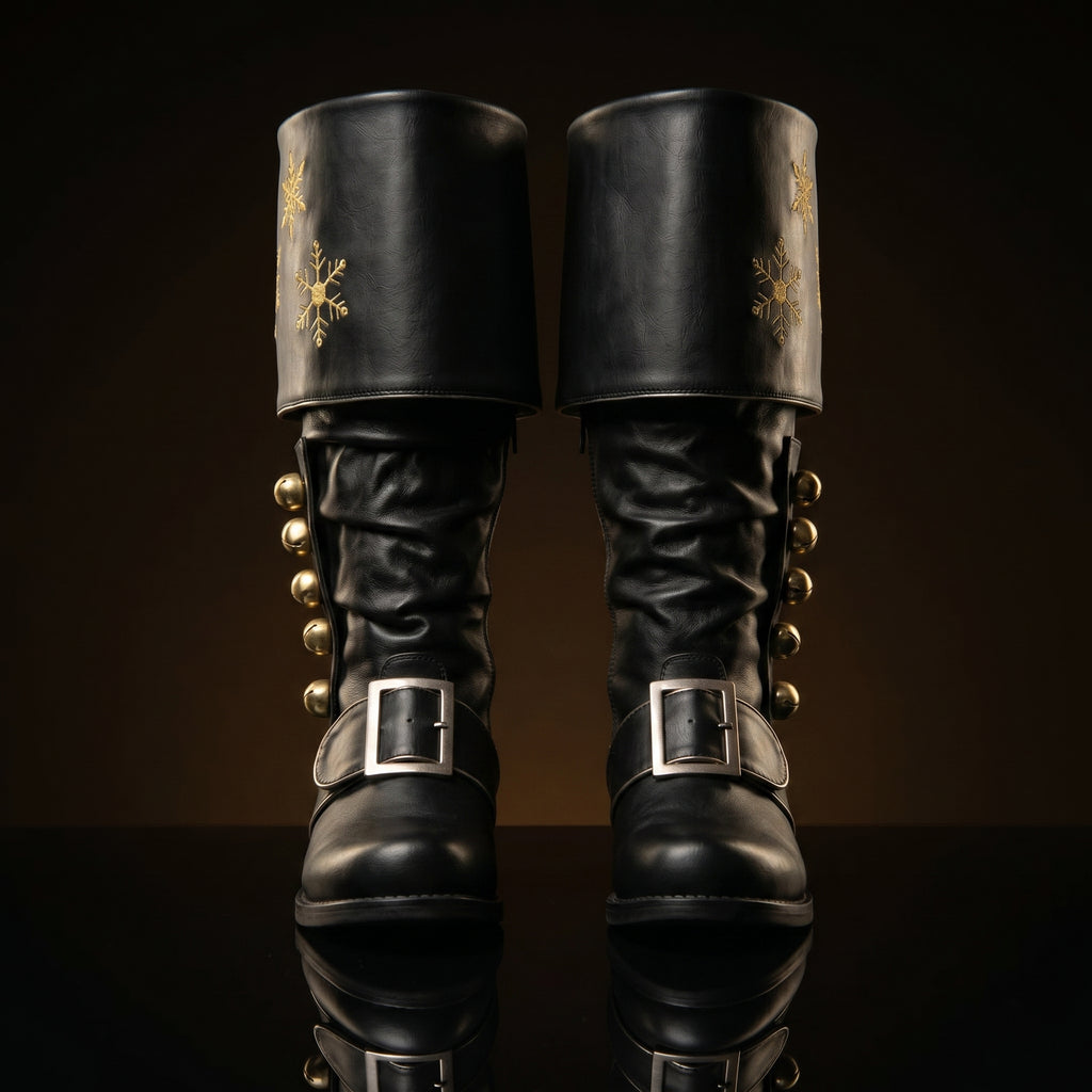 Customize Embroidery Santa Claus Boots