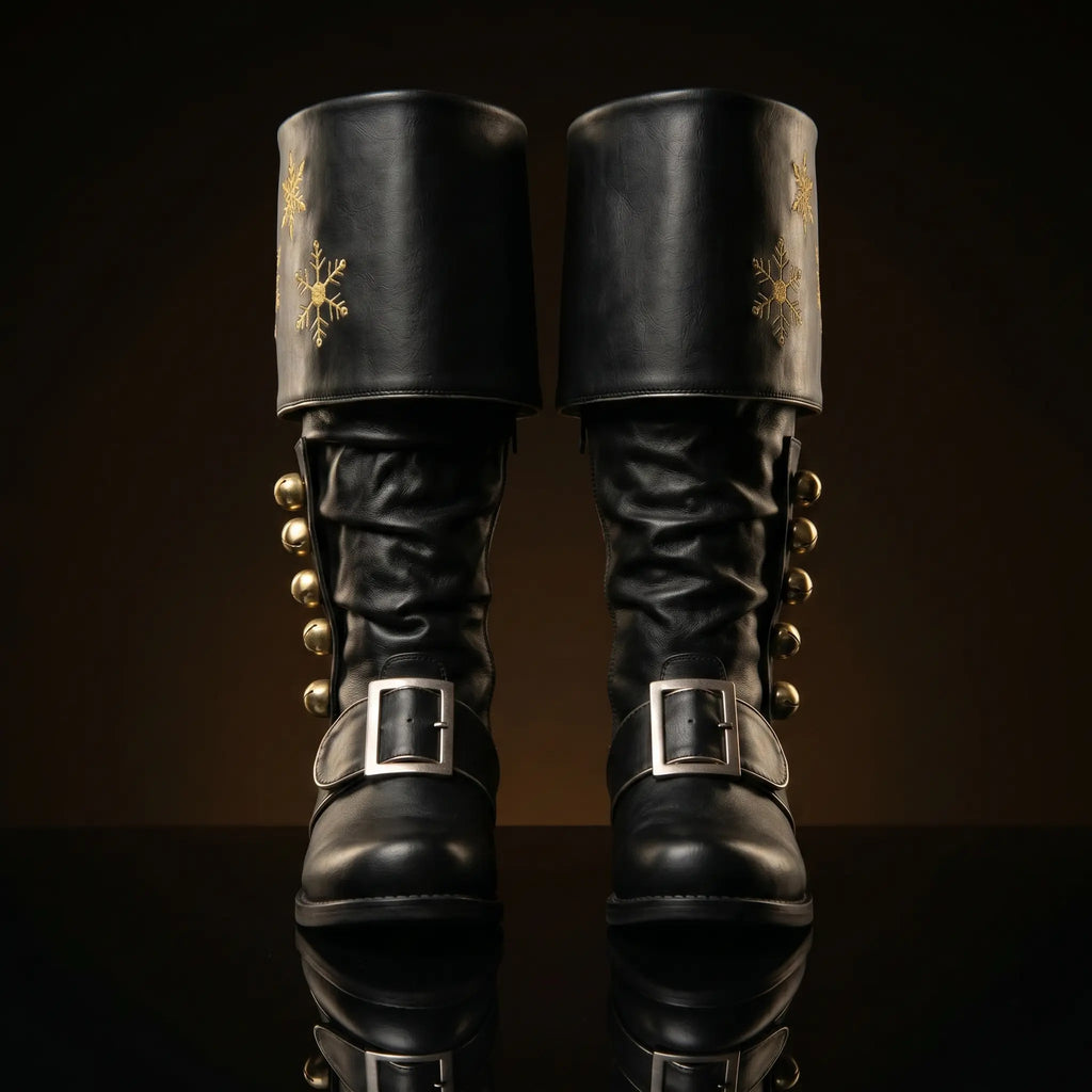 Customize Embroidery Santa Claus Boots