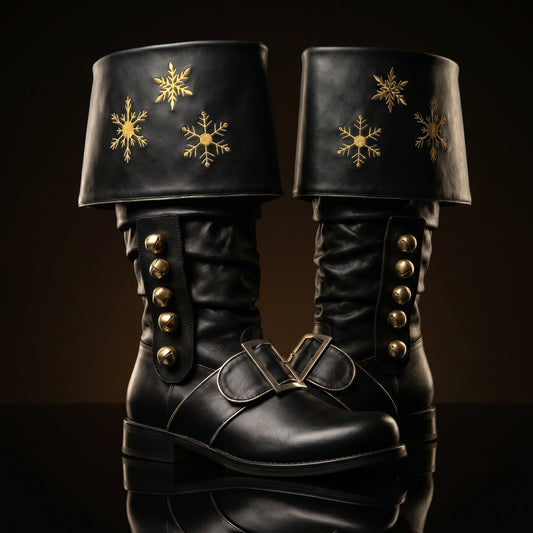Customize Embroidery Santa Claus Boots