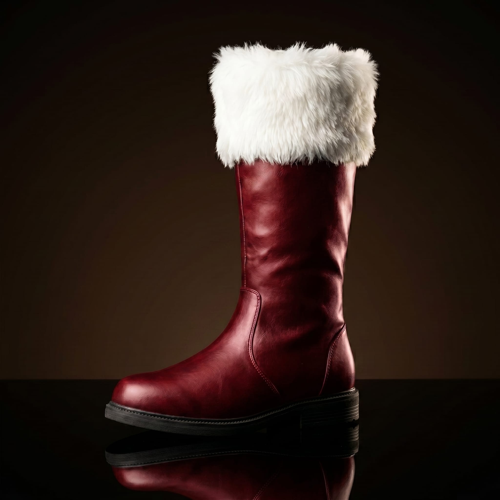 Professional Santa Claus Boots | Genuine Leather | Noirtide – NOIRTIDE
