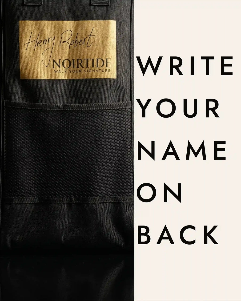 Noirtide Signature Boot Bag