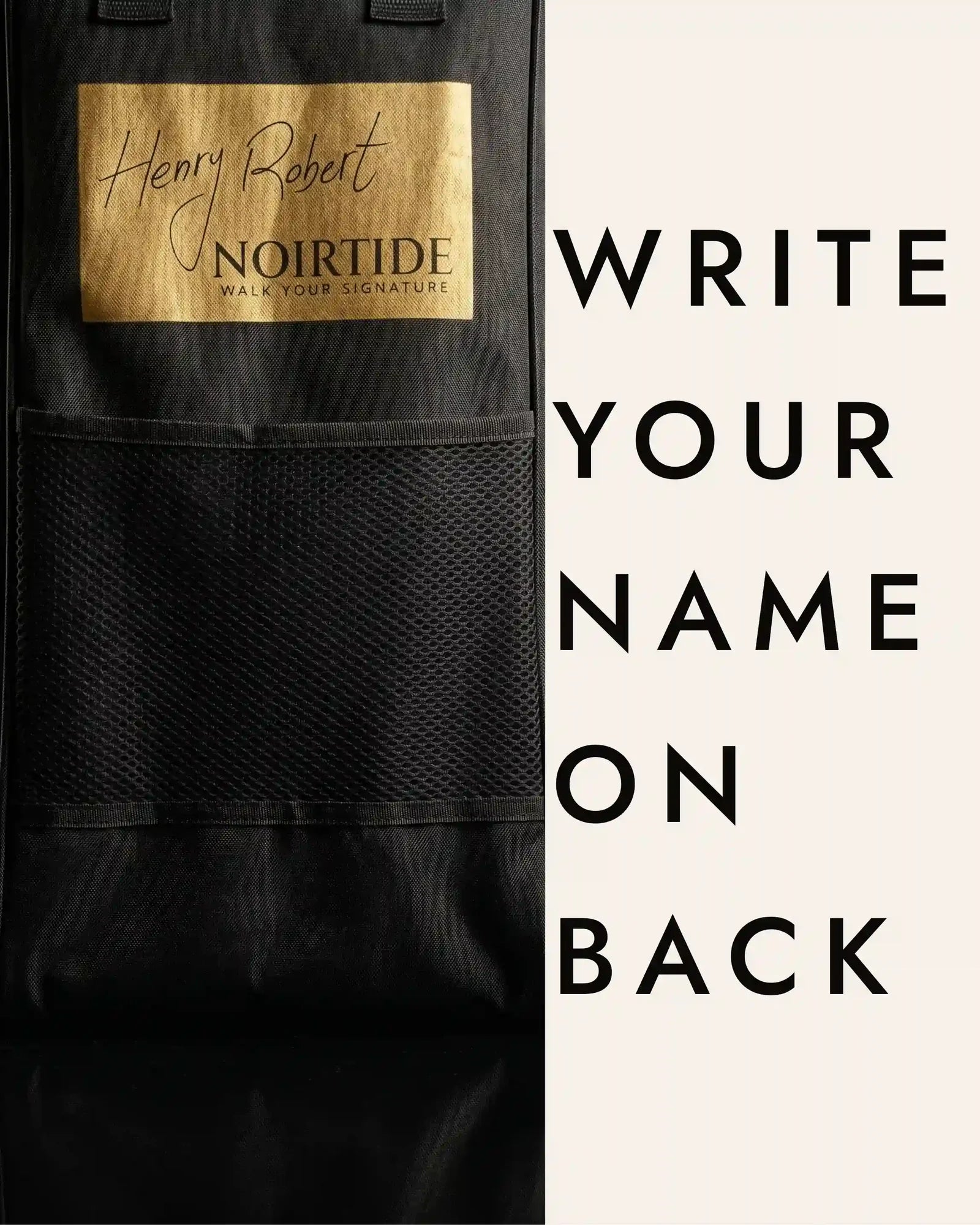 Noirtide Signature Boot Bag