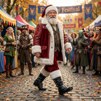 Customize Santa Claus Boots with Side Jingle Bells