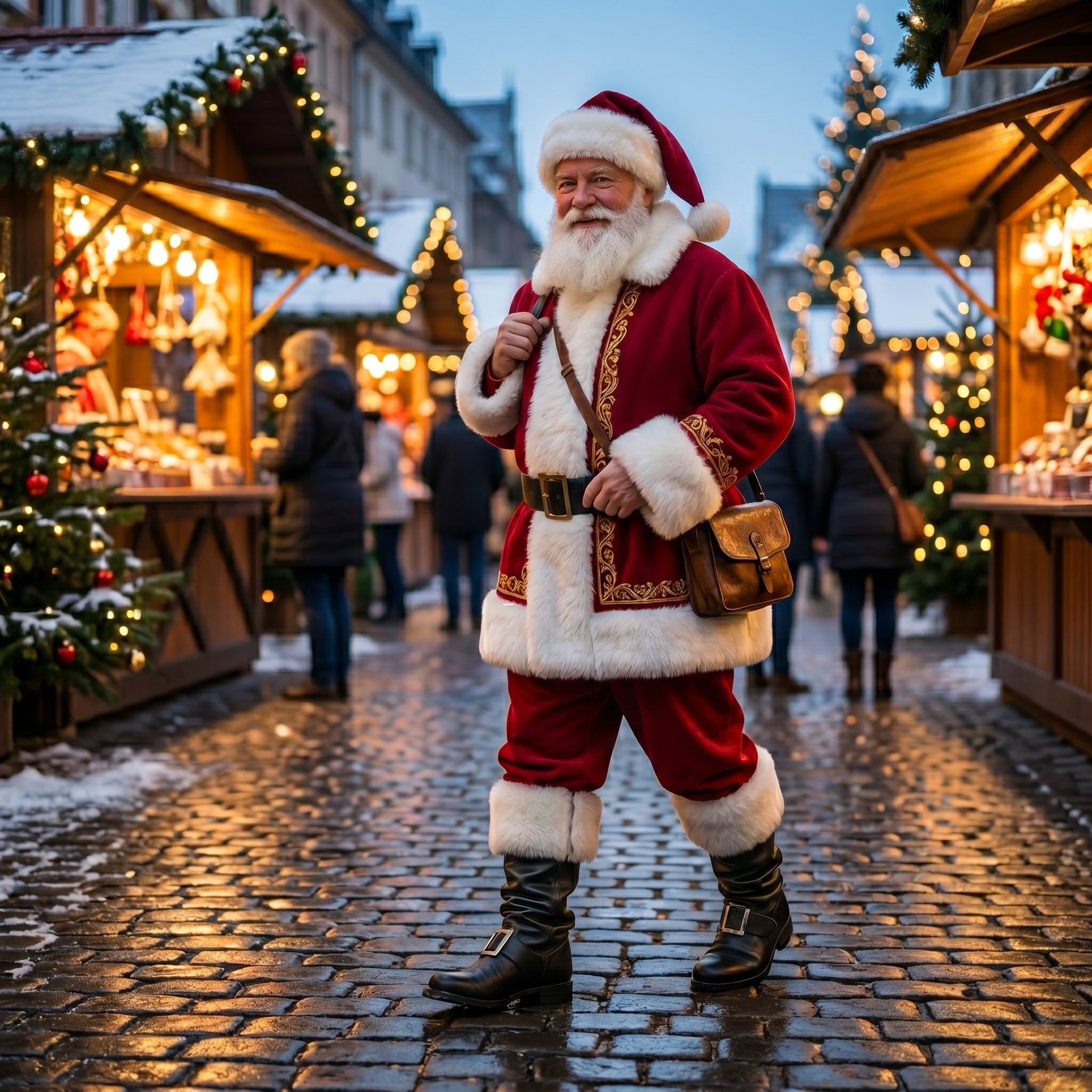 Customize Santa Claus Boots without Side Jingle Bells