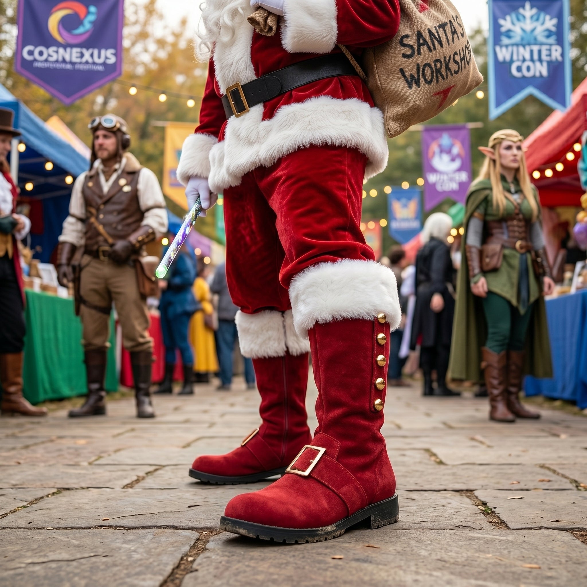 Personaliza las botas de Papá Noel