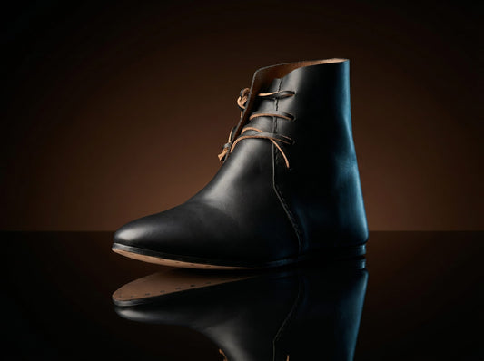 Black Medieval Peasant Boots