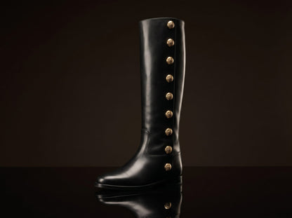 Customize Leather Knee-High Boots