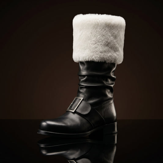 Customize Santa Claus Boots without Side Jingle Bells