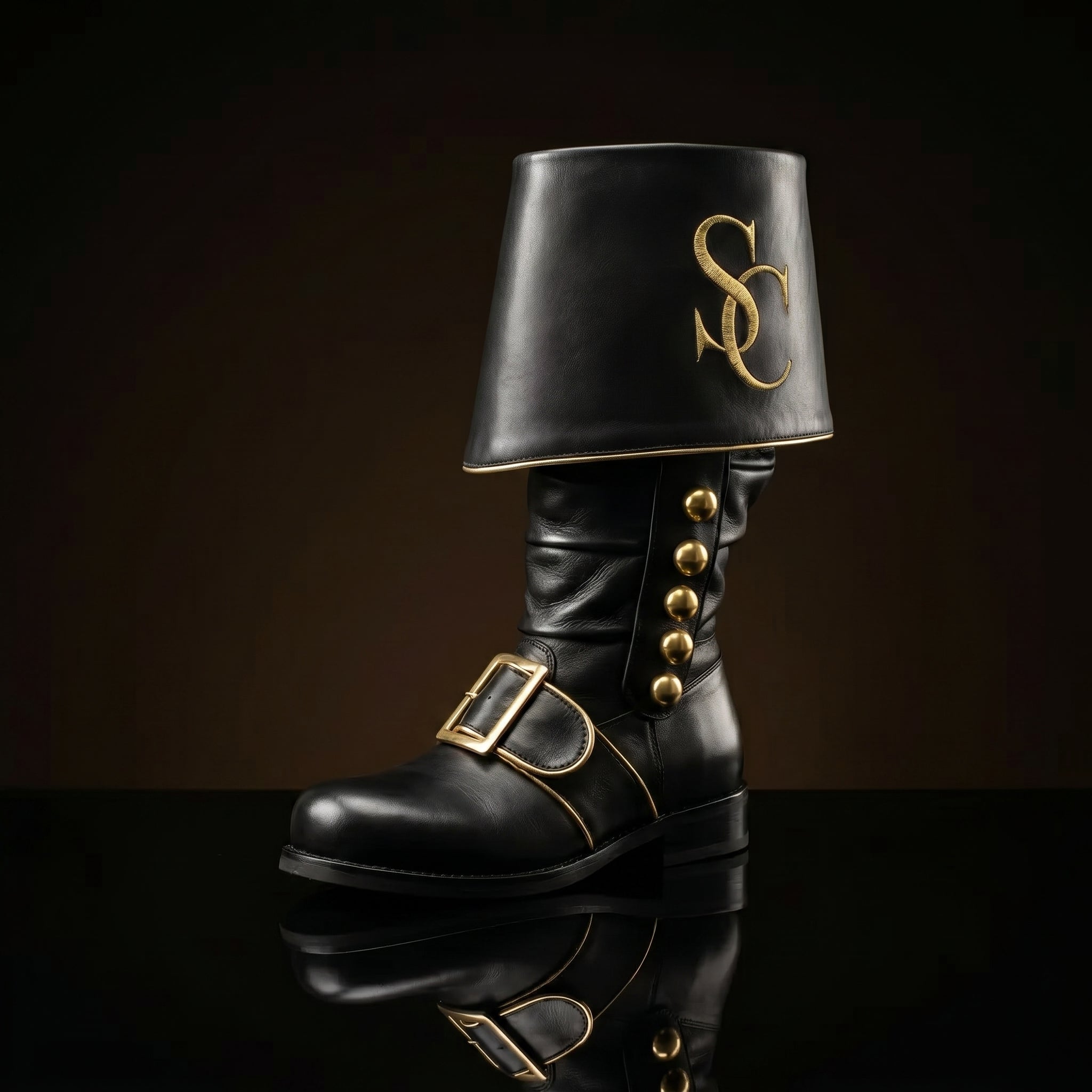 Botas de Papá Noel bordadas personalizadas