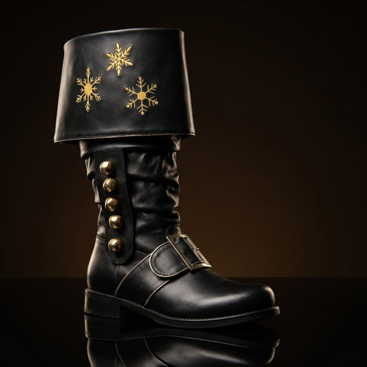 Customize Embroidery Santa Claus Boots