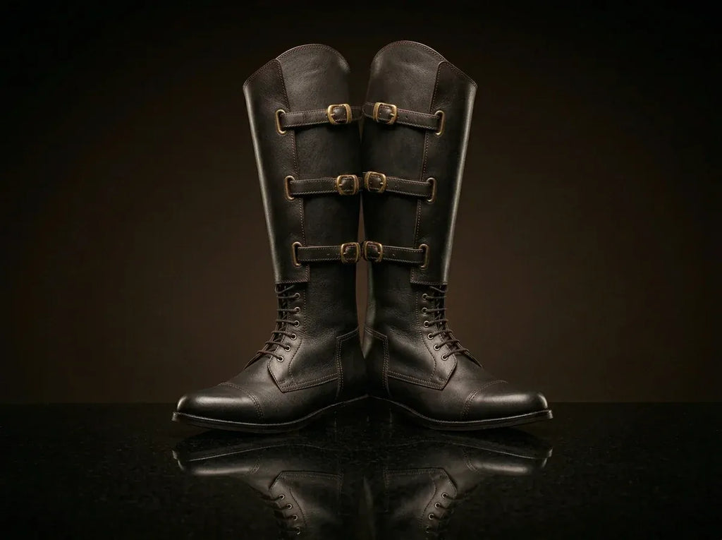 Botas de campaña personalizadas de la caballería del ejército de EE. UU. de 1940