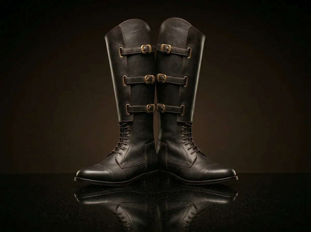 Botas de campaña personalizadas de la caballería del ejército de EE. UU. de 1940