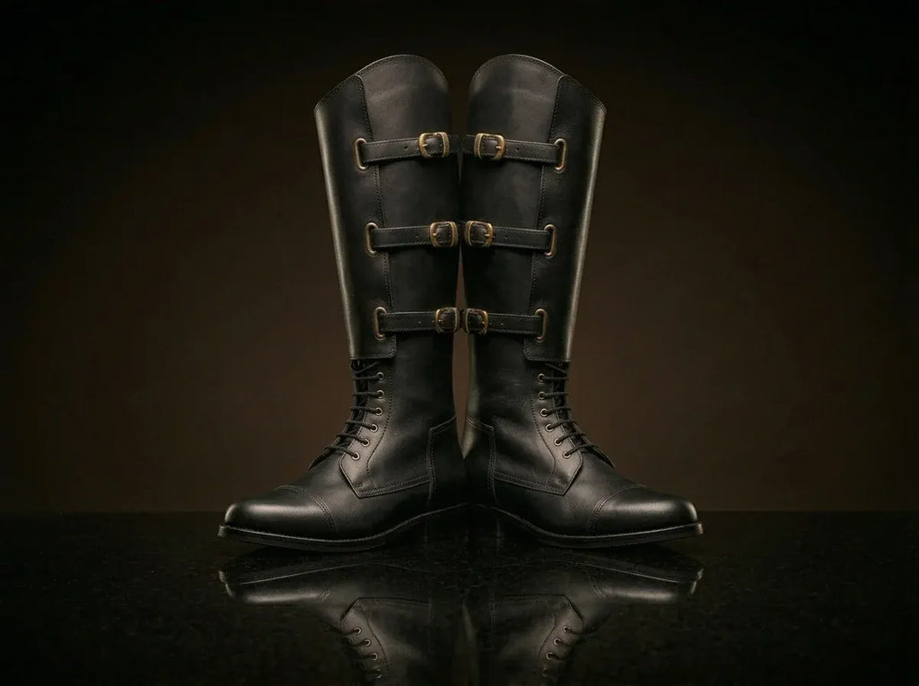 Botas de campaña personalizadas de la caballería del ejército de EE. UU. de 1940
