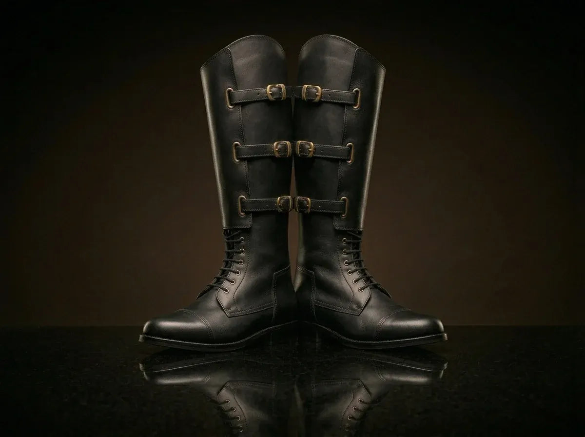Botas de campaña personalizadas de la caballería del ejército de EE. UU. de 1940