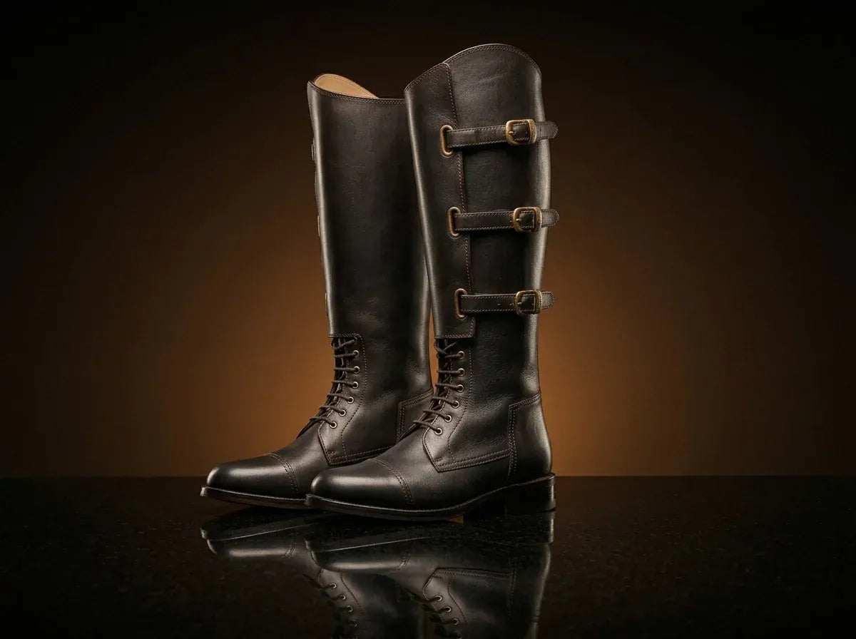 Botas de campaña personalizadas de la caballería del ejército de EE. UU. de 1940