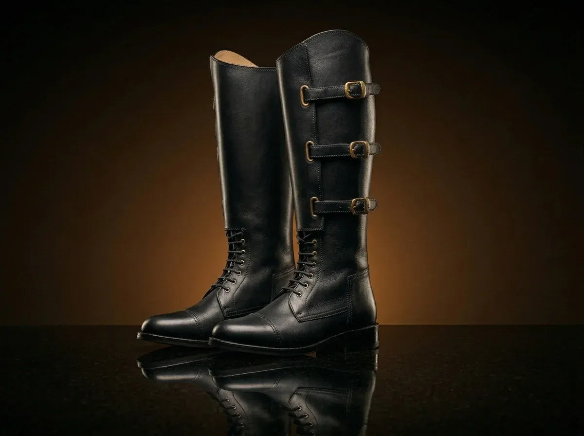 Botas de campaña personalizadas de la caballería del ejército de EE. UU. de 1940