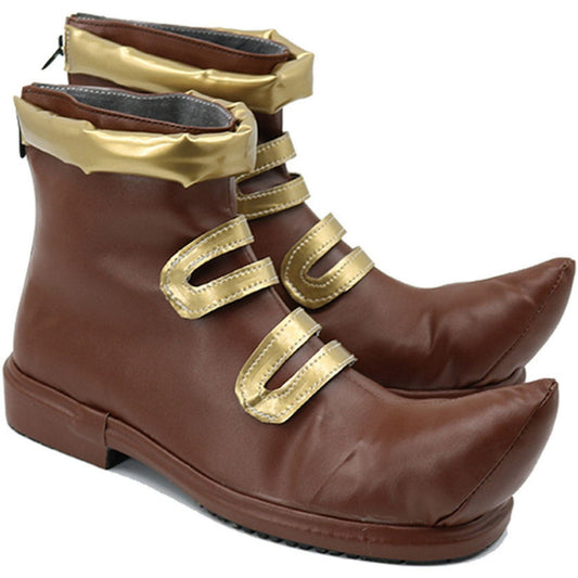 noirtide Anime Buggy Cosplay Boots, Men/Women Halloween Disguise Boots
