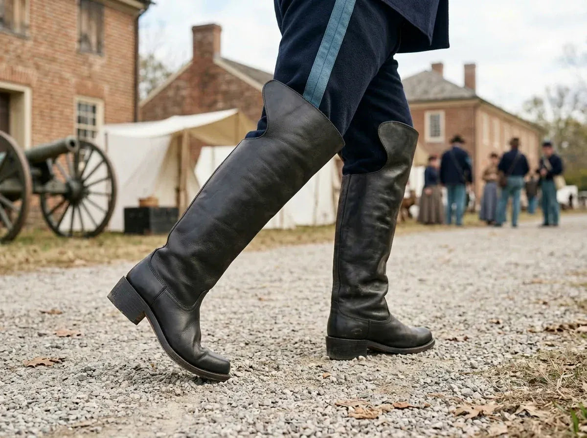 Personaliza las botas de caballería de dragones de la Guerra Civil