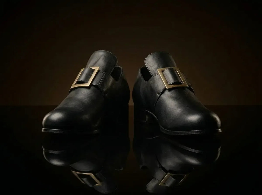 Customize Colonial Puritan 17th 18th Century English Historical Period Costume Shoes