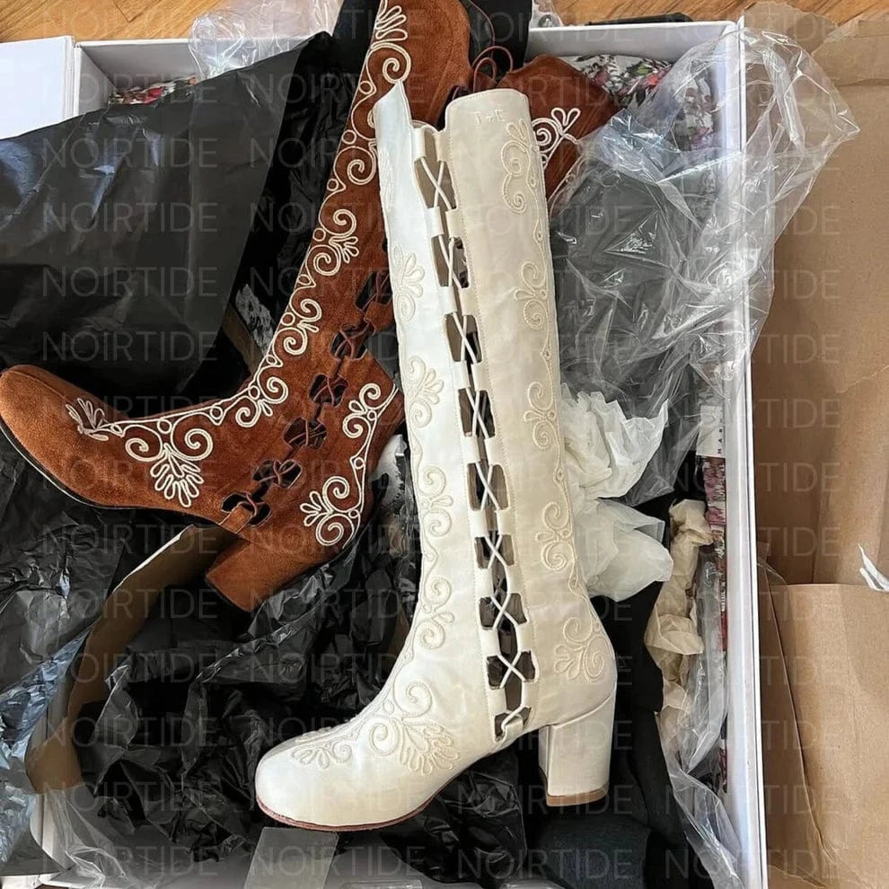 Botas vintage con cordones para hombre personalizadas