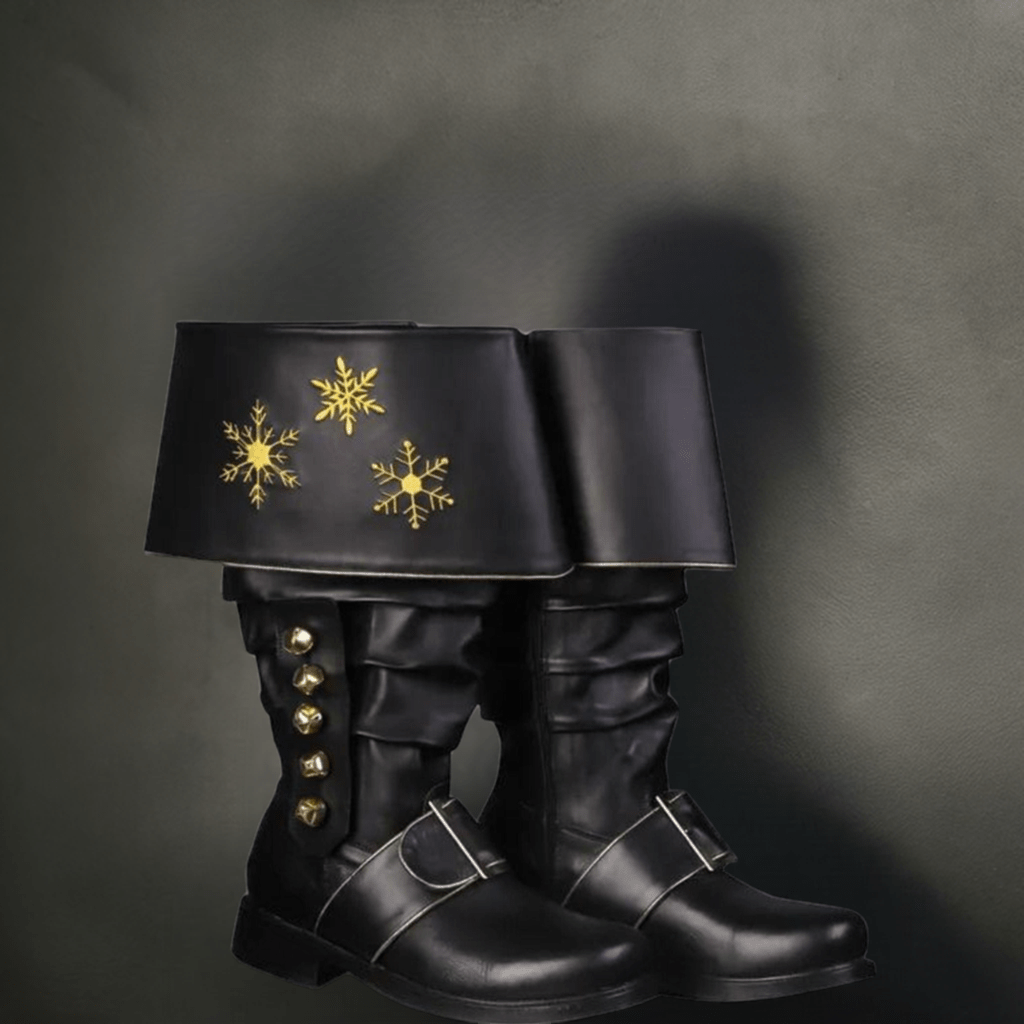 noirtide Custom-Made Embroidery Santa Calus Boots