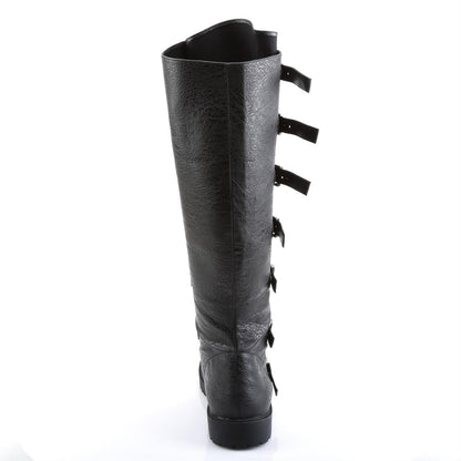 noirtide Custom-Made Multi-Buckle Knee High Renaissance Boots