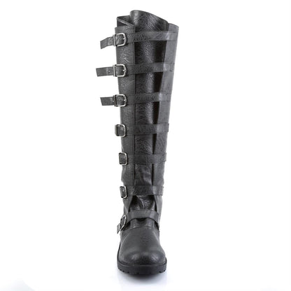 noirtide Custom-Made Multi-Buckle Knee High Renaissance Boots