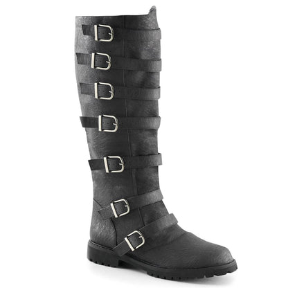 noirtide Custom-Made Multi-Buckle Knee High Renaissance Boots