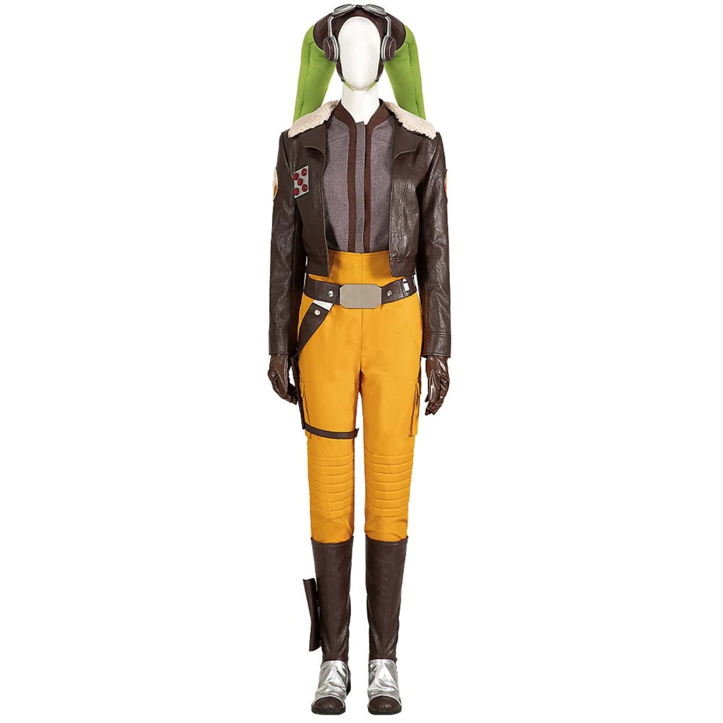 noirtide Custom-Made Star Wars Ahsoka Cosplay Brown Boots