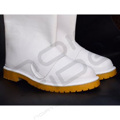 noirtide Custom-Made Star Wars White Biker Boots