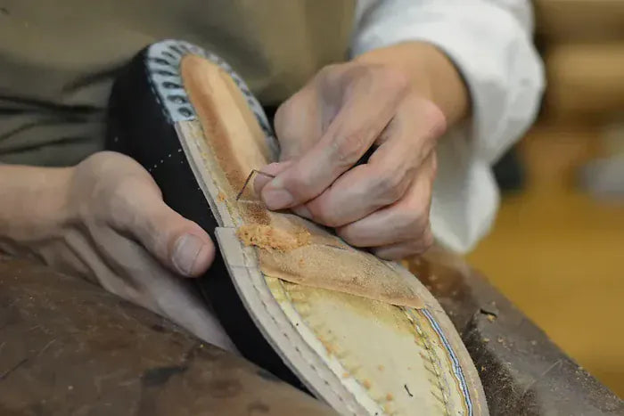Burnished and waxed by hand